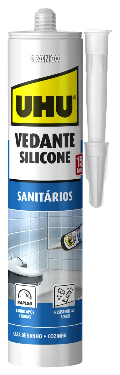 38313-Article-pack-shot-front-straight-en-557-UHU-SILICONE-PT-UHUSiliconeSanitrioseCozinhasBranco280ml