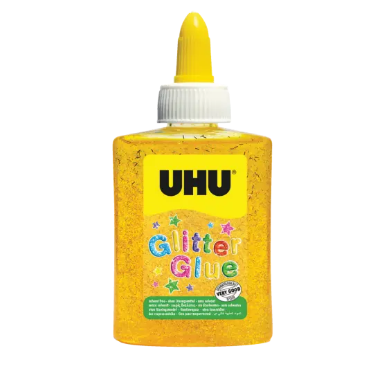 49970-UHU-Glitter-Glue-Bottle-Yellow-90g-Multi