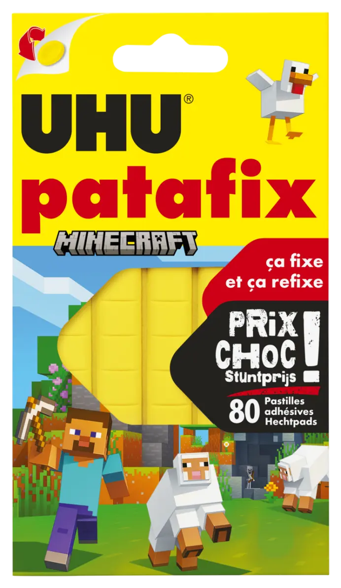 7002791-Article-pack-shot-front-straight-en-777-UHU-FR-PATAFIXJAUNE-80pastillesPRIXCHOCBTS24