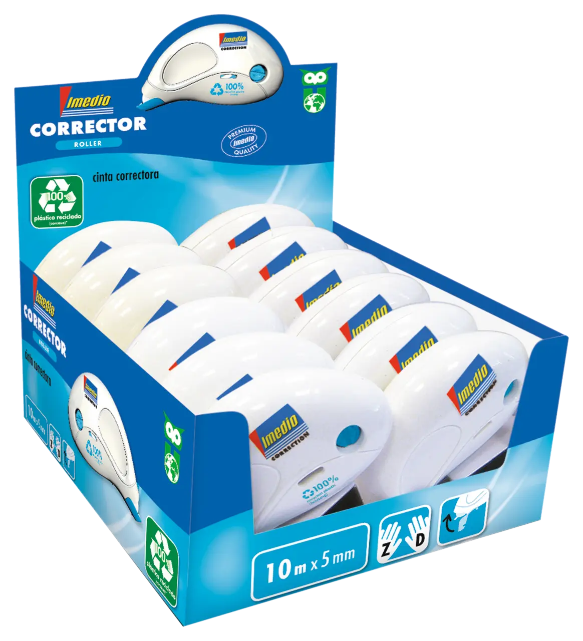 Correttore A Nastro UHU Roller Compact - 10 Metri, Per Correzione Rapida E Precisa - Foto 4