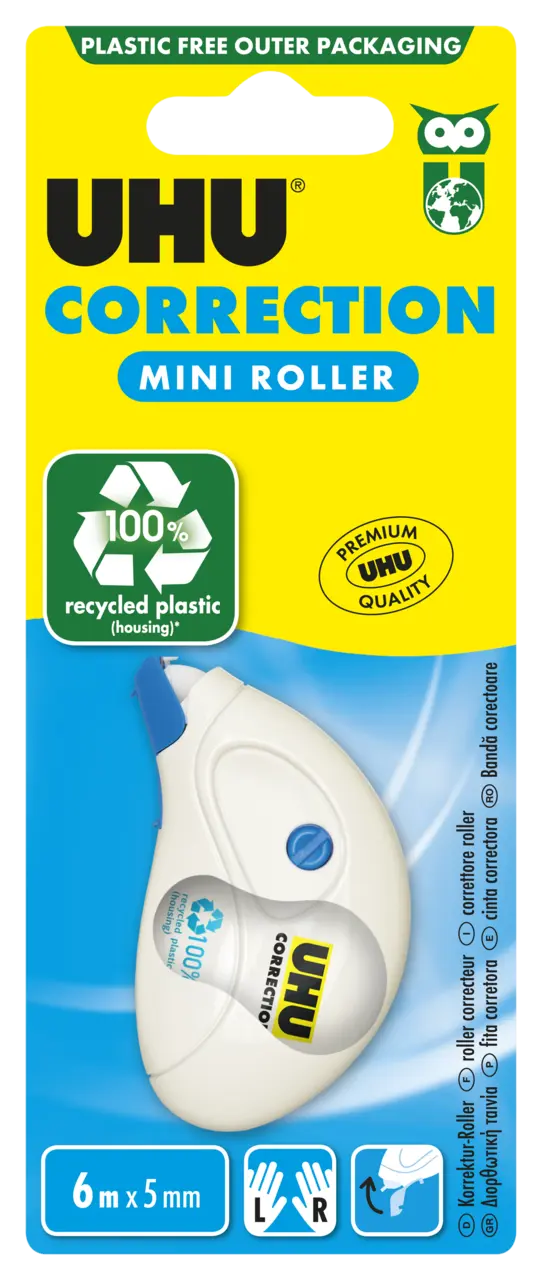 7003350-Article-pack-shot-front-straight-en-530-UHU-1x6M-L422-UHUCORRMINIROLLERFCB1X6M