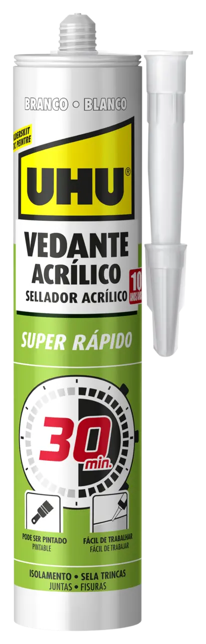 64329-Article-pack-shot-front-straight-en-341-UHU-acrylic-Portuguese-UHUIsolamentoeFissurasAcrlicoBranco-Rpido30min280ml