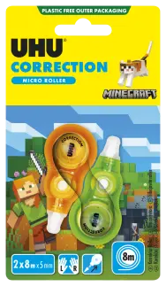 7003398-Article-pack-shot-front-straight-en-986-UHU-2x8mx5mm-CSDEHUPTSK-UHUCorrectionMICRORoller-Orange-Grun