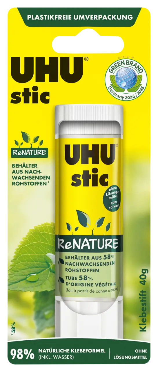 7001758-Article-pack-shot-front-straight-en-554-UHU-1x40G-DE-STICReNATURE
