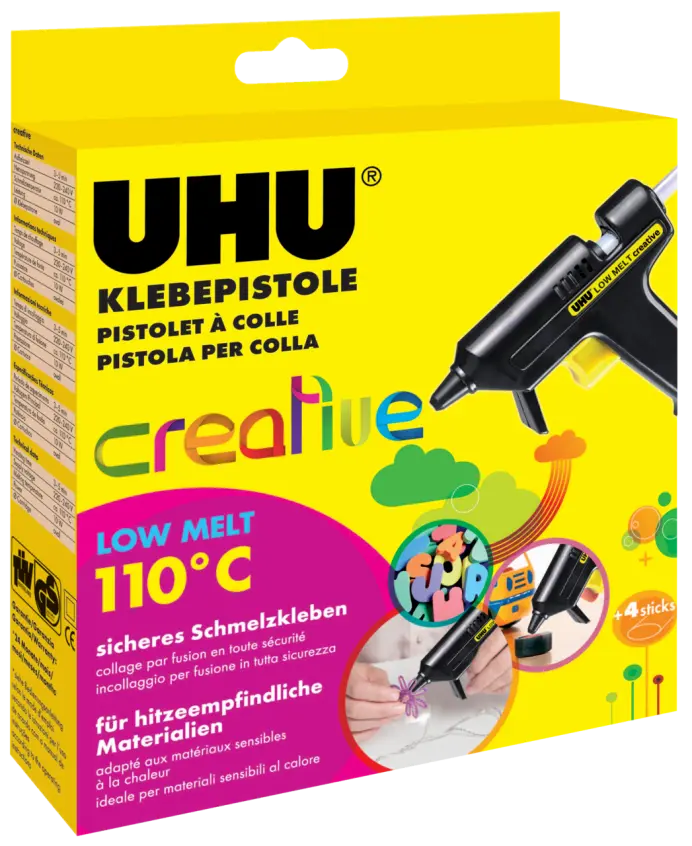 48610-UHU-Klebepistole-Low-Melt-110C-Creative-glue-gun-4-Patronen-DE-FR-IT-PT-EN-300dpi-180x220mm-C-NR-14773