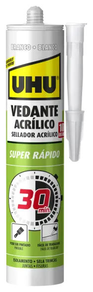64329-Article-pack-shot-front-straight-en-341-UHU-acrylic-Portuguese-UHUIsolamentoeFissurasAcrlicoBranco-Rpido30min280ml