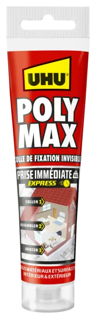 33812-Article-pack-shot-front-straight-en-377-UHU-115g-Fr-POLYMAXpriseimmdiatetubetransparent