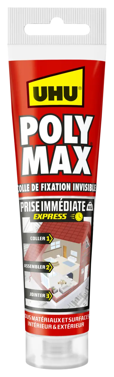 33812-Article-pack-shot-front-straight-en-377-UHU-115g-Fr-POLYMAXpriseimmdiatetubetransparent