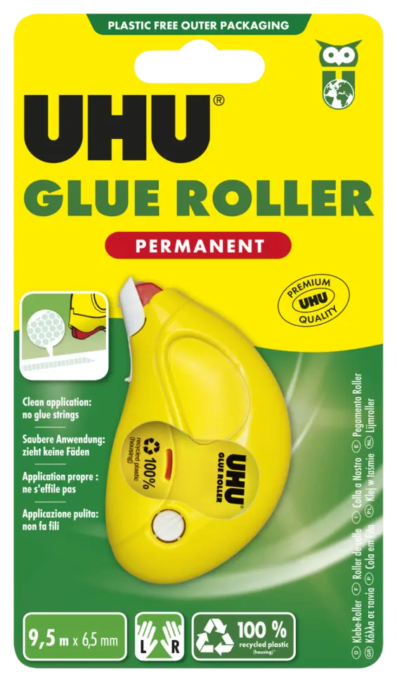 7005956-Article-pack-shot-front-straight-en-536-UHU-GlueRoller-Portuguese-UHURollerColaPermanente-65mmx85m