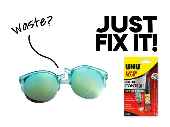 UHU Waste Just fix it