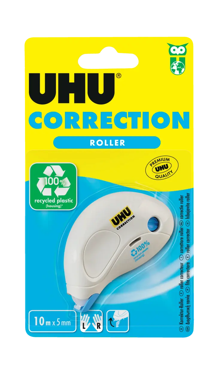 Correttore A Nastro UHU Roller Compact - 10 Metri, Per Correzione Rapida E Precisa - Foto 5