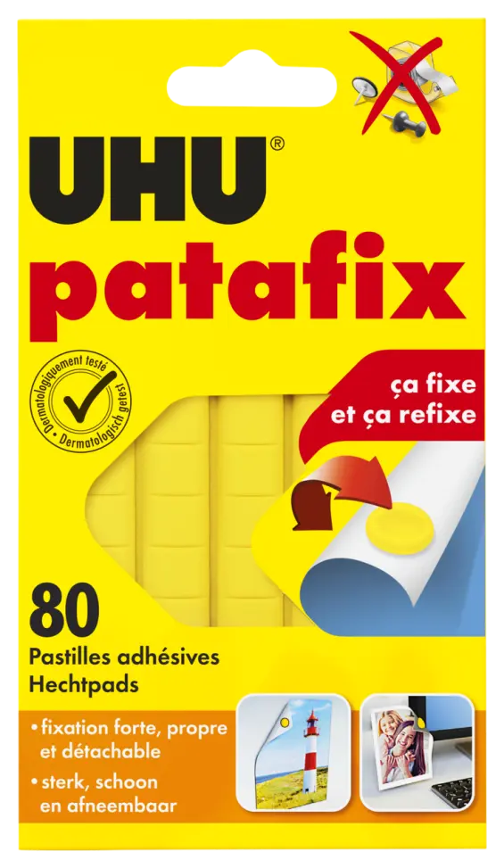 35801-Article-pack-shot-front-straight-en-545-UHU-80pads-F-NL-patafixyellow