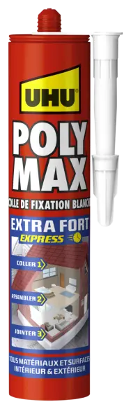 33817-Article-pack-shot-front-straight-en-607-UHU-425g-FR-POLYMAXExtrafortcartoucheblanc